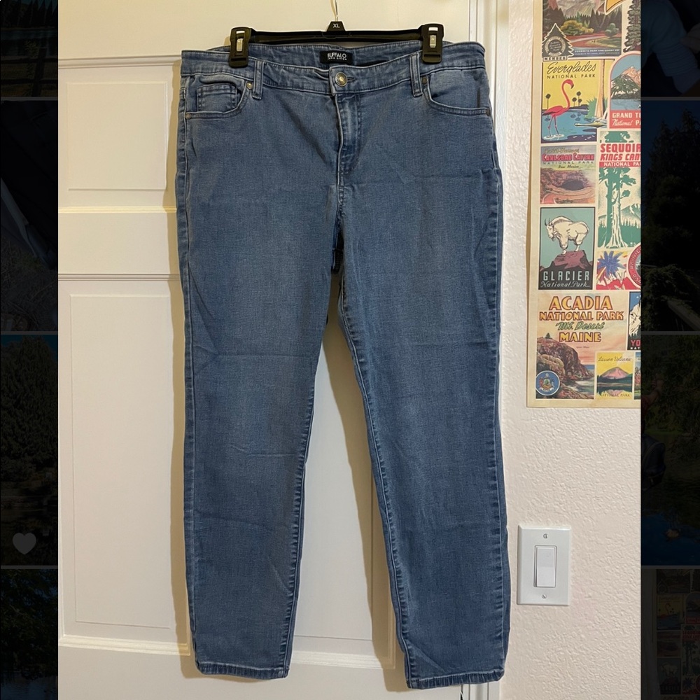 Buffalo brand blue jeans